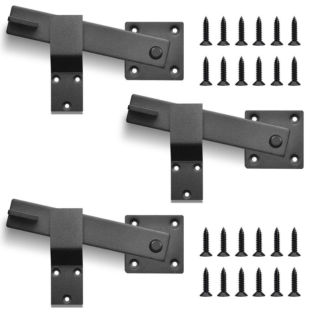 

3Pcs Barn Door Flip Latch Lock Multi-Function Metal Farm Flip Fence Gate Latch Barn Door Lock Hardware for Security & Privacy