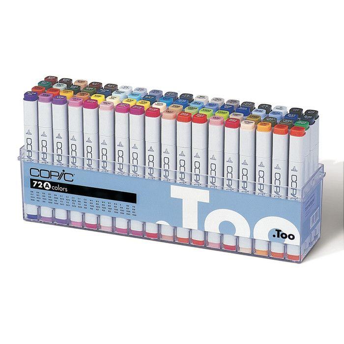 Set 72 marqueurs Manga Copic Marker Set A