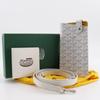 GOYARD Montmartre GM Smartphone case MONTMAGMLTY01CL03P Eyewear case White PVC/leather unisex Used