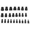 Car Tools 215*155mm 8.46*6.10in Bolt Remover 25 Piece Screw Extractor Automotive Repair Tools Construction Site Tools