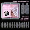 3D Silicone Nail Art Mold for Christmas Snowflake and Leopard Print Designs Reusable Easy To Use DIY Nail  Template