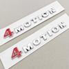SVLHP1 1pc ABS Red Chrome Car Sticker Logo 4 MOTION 4motion Rear Trunk Badge Emblem Decals For VW PASSAT Touareg GOLF Polo Tiguan Jetta