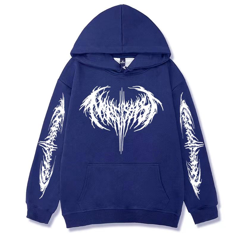 Rapper Narcissist Opium Carti Ken Carson Logo Grafická Mikina s Kapucí Pánská Dámská Harajuku Hip Hop Mikiny Módní Oversized Mikina Y2k