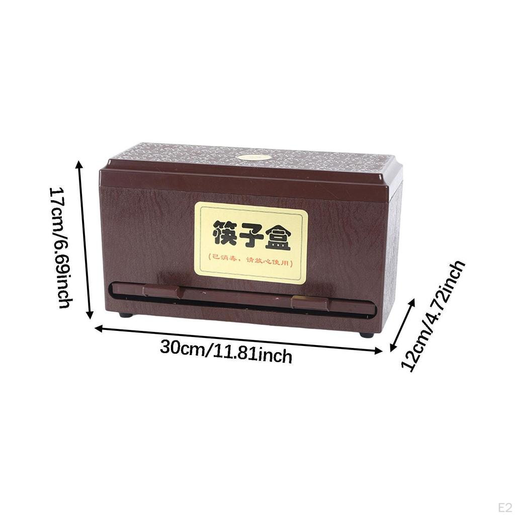 Chopstick Dispenser Holder Organizer Tableware Container Compact Cutlery Box for