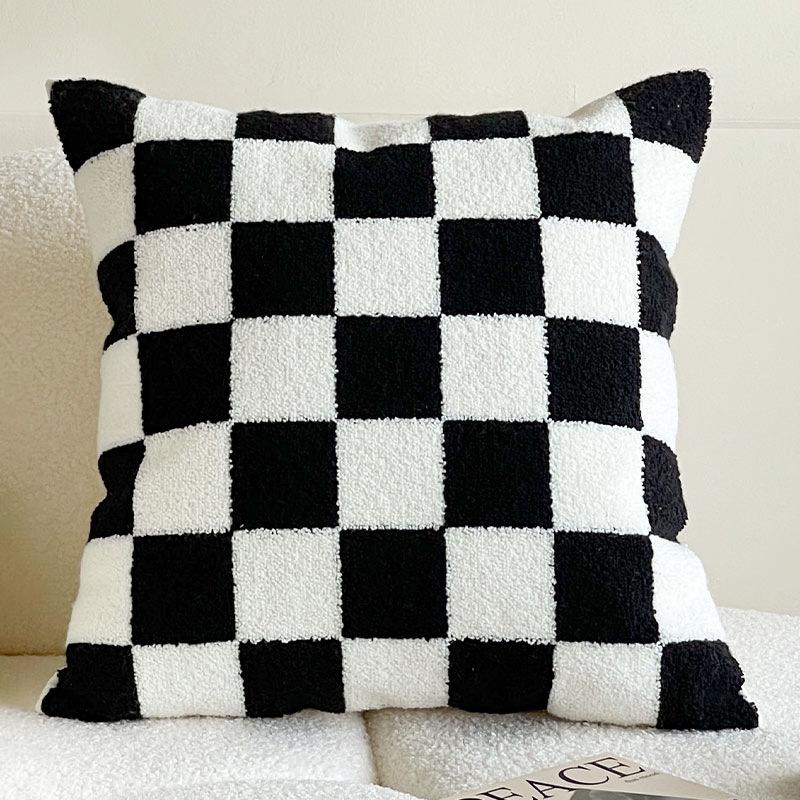 Housse de coussin de luxe Nouvelle Housse de coussin amovible lavable Design populaire Décoration de canapé de salon Housse de coussin Coussin 45×45CM