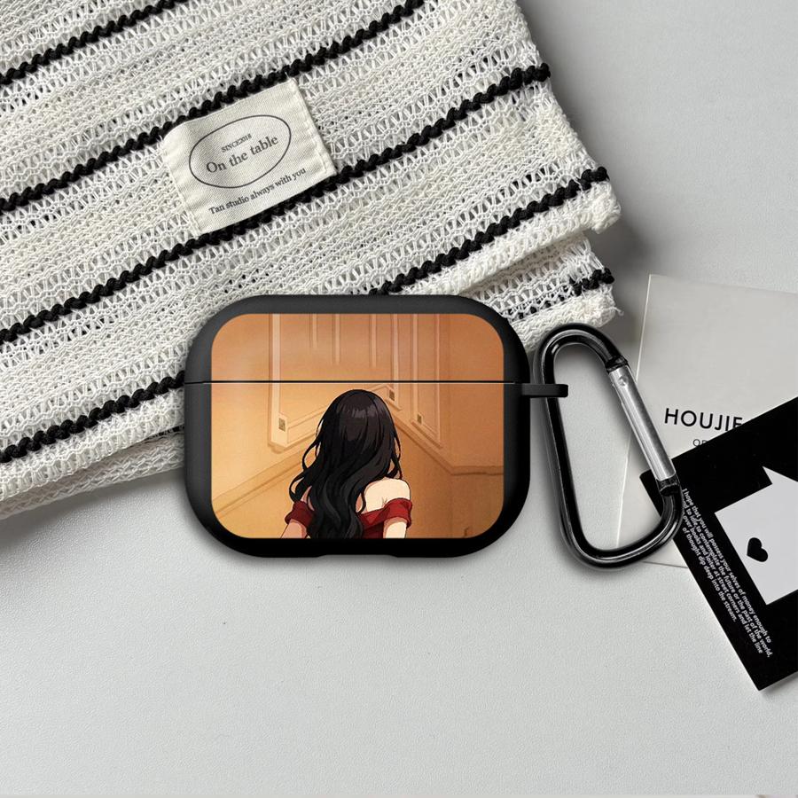 Beautiful Girl's Back View Case For Airpods Pro2 3 Pro 1 4 2 Pro3 Earphone Cases Cover