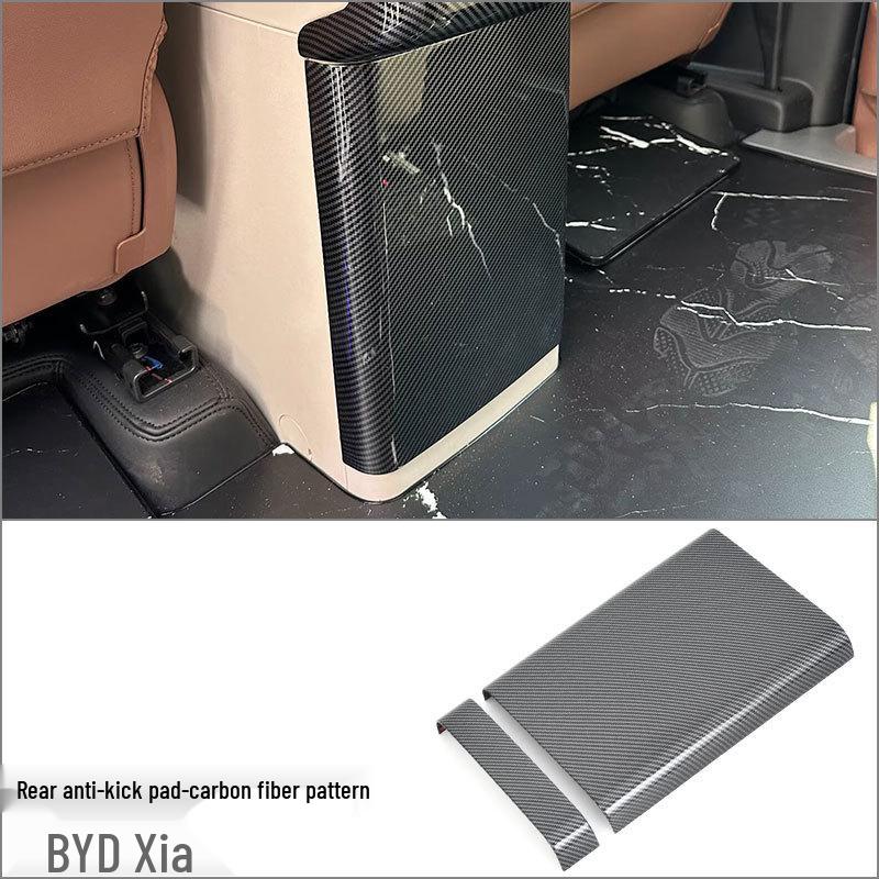 BYD Xia Interior Mod Kit: Armrest Box, Rear Air Outlet & Anti-Kick Pad Stickers