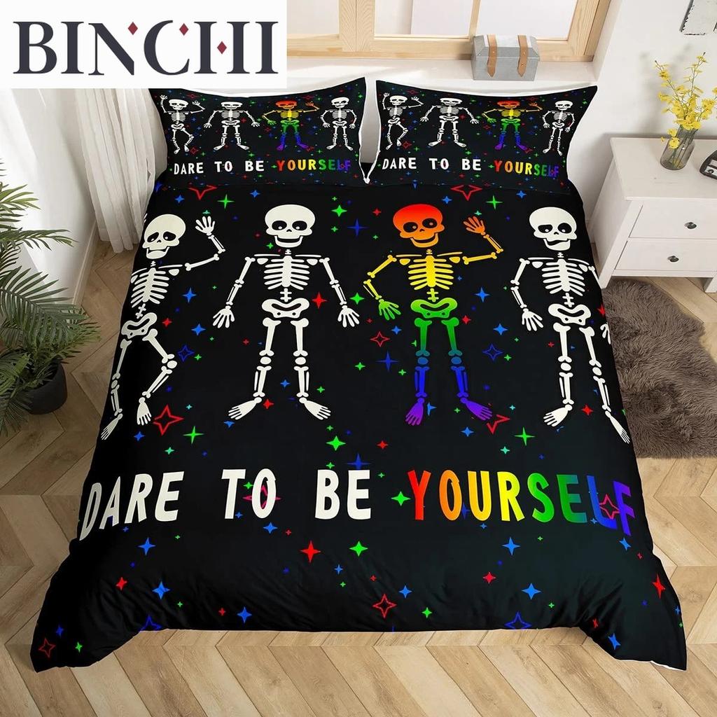 Love Is Love Duvet Cover Rainbow Bedding Collection Pride For Love Theme Romantic Comforter Cover Colorful Cartoon Car Bedspread Cover