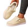 New Women's Autumn and Winter New Thick-soled Piled Thickened Warm Cotton Shoes Casual Flat Cotton Shoes