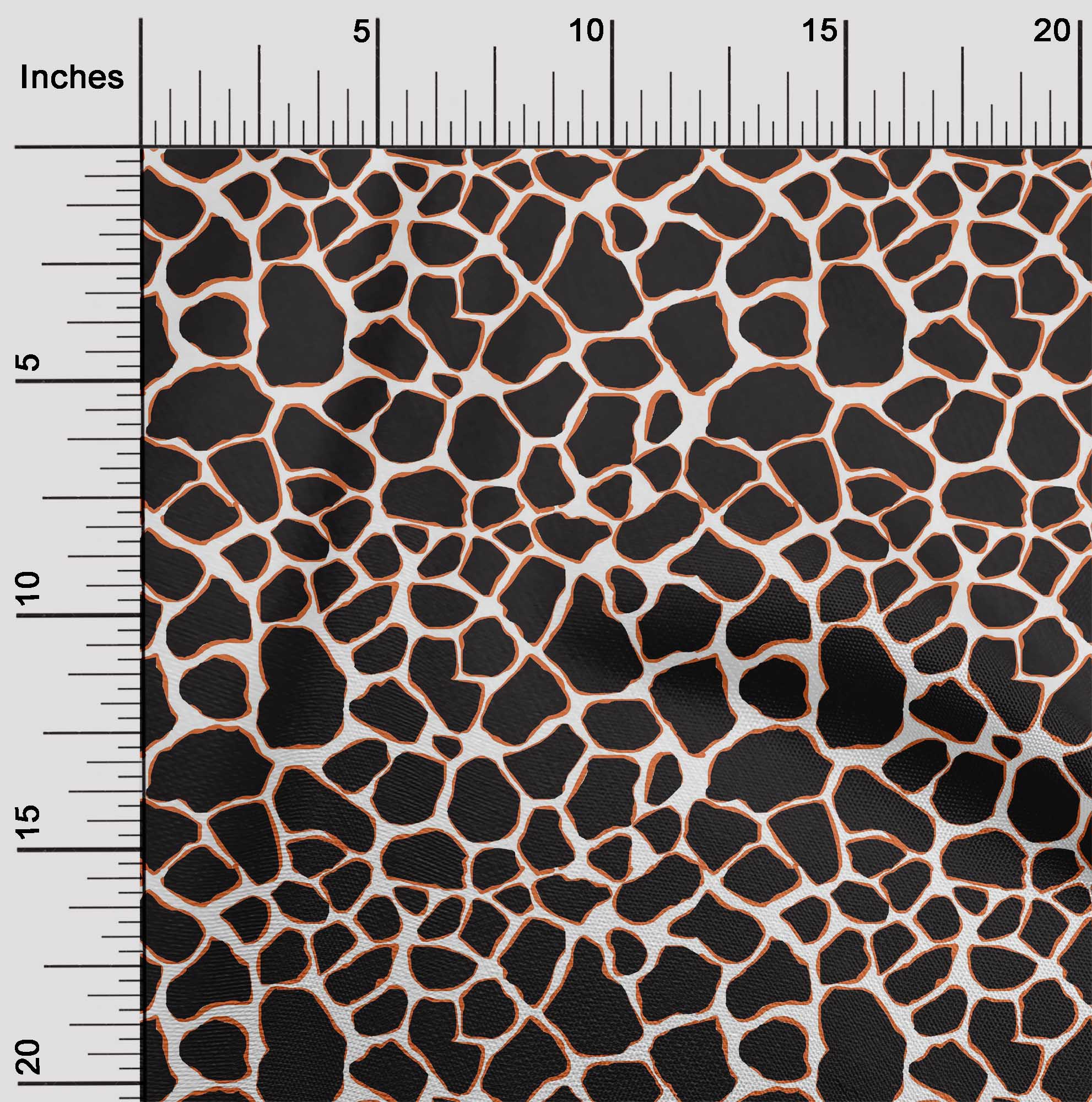 

Тканина oneOone Cotton Flex Iris Blue Тканина зі шкірою тваринного жирафа Швейна тканина у дворі з принтом для шиття одягу своїми руками 40 дюймів 42 Inch Wide - Viscose Chiffon помаранчевий