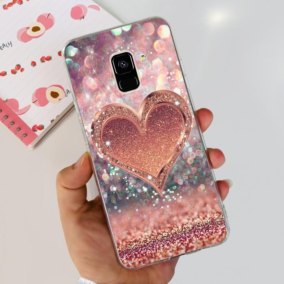 For Samsung Galaxy A8 2018 Case SM-A530F New Fashion Painted Cover Soft Silicone Phone Case For Samsung A8 Plus A8+ A730F Bumper