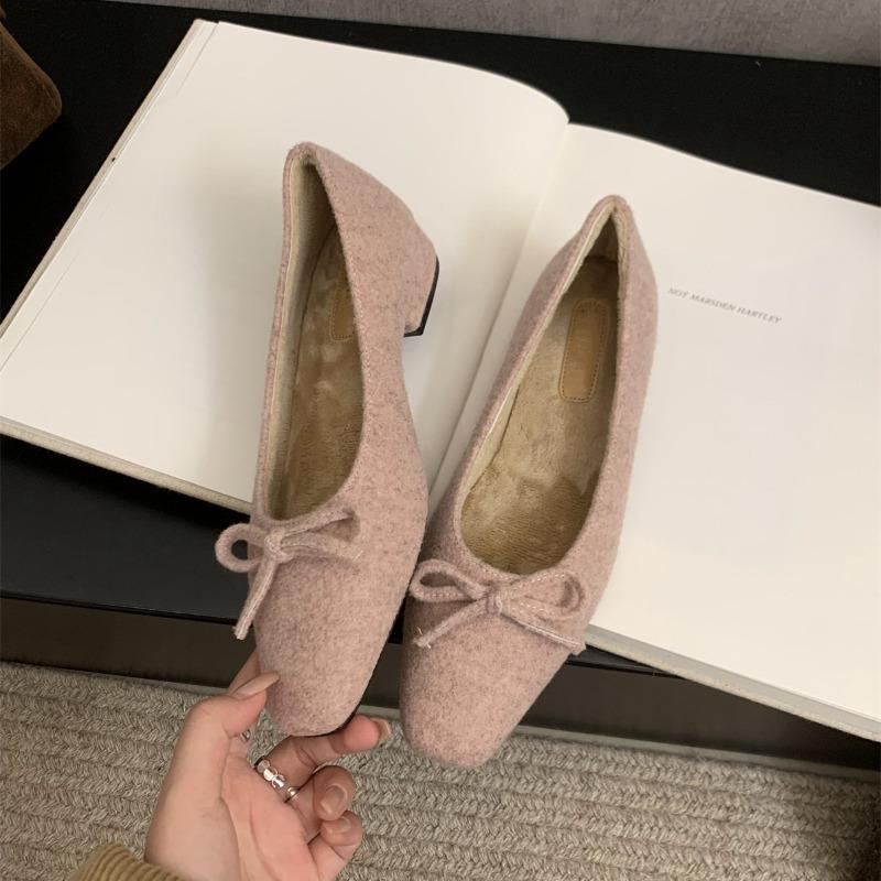 Mode Damen Ballerinas Mode Schleife Ballerina Loafers Schuhe Damen Runde Zehen Ballerina Flache Sneaker Damen Zapatos De Mujer