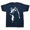 Funny Shiba Inu Face Art Design For Dog Owner Graphic T-shirts Men Fashion Casual Tshirt 100% Cotton Loose Oversized T Shirt