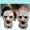 Skrämmande Texas Chainsaw Massacre-mask för Halloweenfest Latex Kostymtillbehör