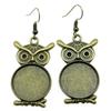 Round Cabochon Base Dangle Earrings DIY Jewelry Findings For Handmade Gifts