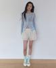 Lonkeu Floral Lace Banding Shorts (Ivory)