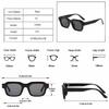  Retro Square Sunglasses Women Fashion Jelly Color Tea Shades UV400 Men Sun Glasses