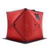 Portable Ice Shelter, 3-4 Person Insulated Pop-Up Ice Fishing Tent, 35 Square Feet Fishable Area, Thermal Ice Shanty for Winter Fishing, Ice Cube with