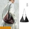 In Stock: Qiu Zhen Double-Ear Hobo Bag - Vegetable-Tanned Lambskin Shoulder/Crossbody Women's Handbag, Large-Capacity for Commuting
