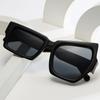 Funny Sunglasses for Women Eyebrow-raising Unisex Sunglasses for Men Fashion Irregular Size UV 400 Protection PC Lens Full Rim