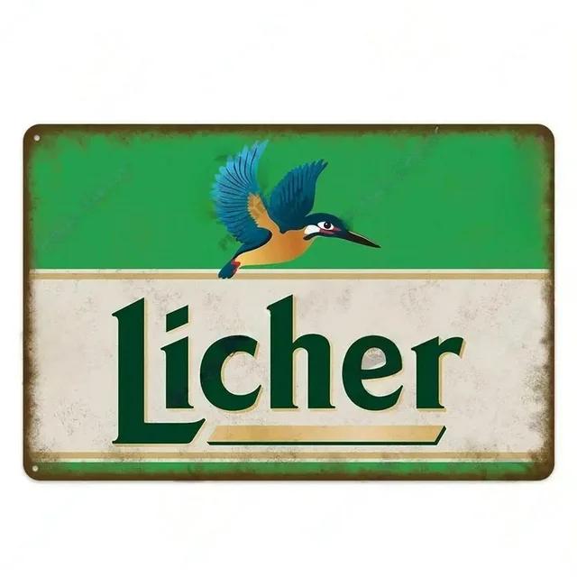 Vintage Metal Tin Signs Plaque  Erdinger Veltins Wall Decoration  Iron Art Posters for Man Cave Home Cafe Garden Club Bar  Retro