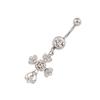 Stainless Steel Cross Pendant Navel Nail    Belly Button Rings For Women Body Sexy Piercing Jewelry