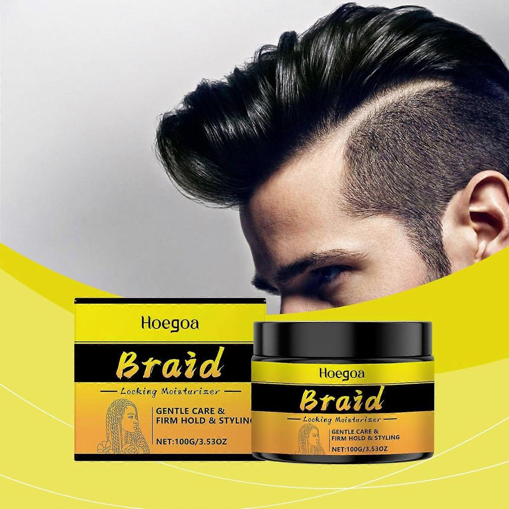 Hoegoa Moisturizing Styling Hair Gel Matte Long-Lasting Volumizing Moisturizing Fragrant Natural Styling Hair Clay Gel