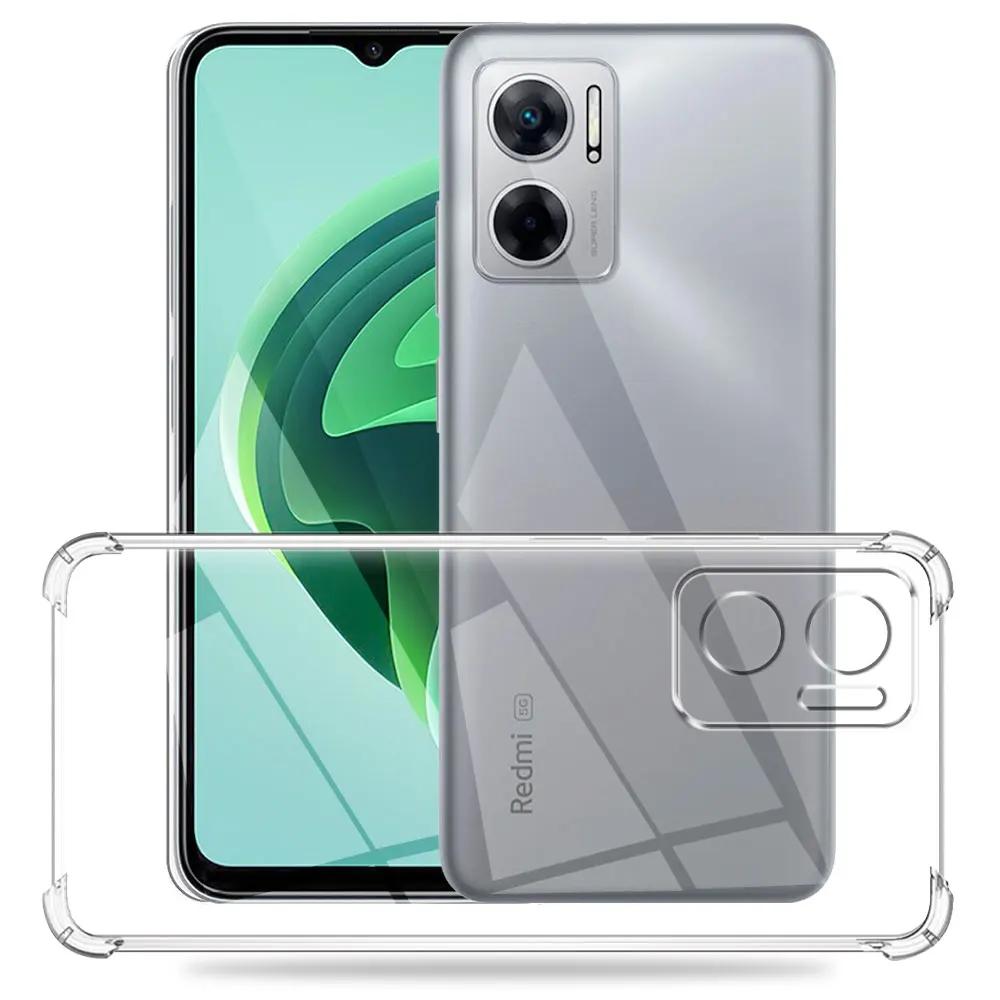 For Xiaomi Redmi 10 5G Case Silicone Soft Shockproof Transparent Cover For Redmi 10 5G Clear Cases For Redmi 10 5G Funda Coque
