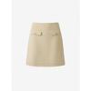 Cc Collect Cashmere Blend Handmade Mini Skirt C254msd501