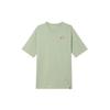 Chinese New Year 2 Rabbit Embroidered Loose Crew Neck T-Shirt Women Tops Green FD1439-343