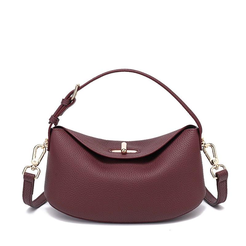 Female Designer Luxury Shoulder Bags Lady Cow genuine Leather Classic Crossbody Bags Ladies Soft Cowhide Retro Fashi Handbags