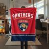 Florida Panthers Print Flannel Blanket High Quality Warm Comfortable Cover for All Seasons Perfect for Gifts Home Decor