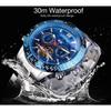 Forsining Men's Fashion Leisure Multi-function Tourbillon Automatic Mechanical Watch S1170-6-A
