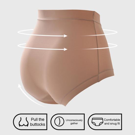 Tummy Control High Waisted Underwear for Women Plus Size Seamless No Show Briefs Ladies Soft Full Coverage Panties