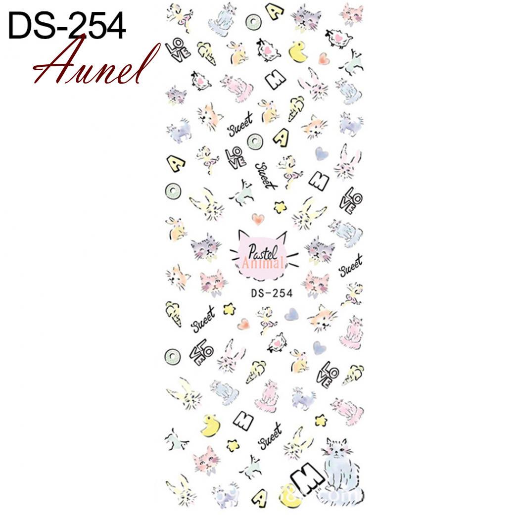 

Бабочка Перо Узор Буквы Diy Наклейка Для Ногтей Инструмент Для Ногтей DS-254