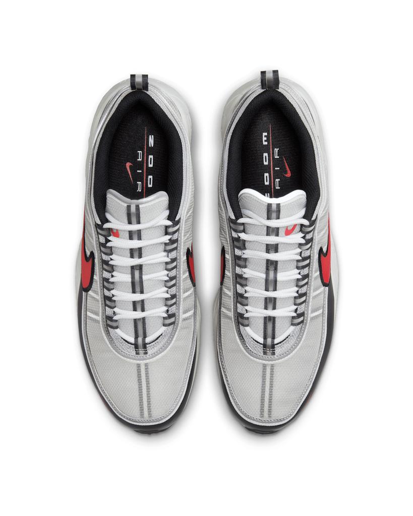 II1161-095 Nike Air Zoom Spiridon Metallic Silver Sport Red (Men's)