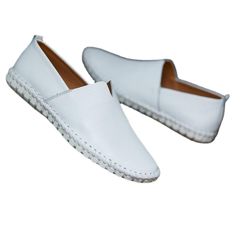 Zapatos Casuales de Cuero para Hombre, Slip-On, Talla Grande (Tallas 48-50)