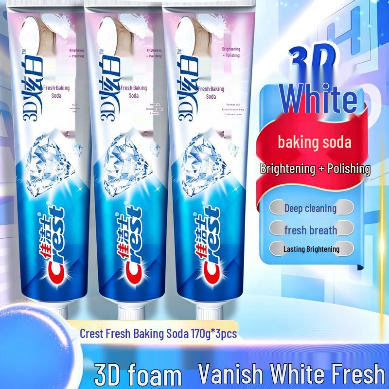 

Crest 3D White Baking Soda Toothpaste (170g x 3)