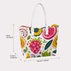 Fruit Pattern Tote Bag Fashion Casual Large Capacity Daily Commute Shoulder Handbag for Women