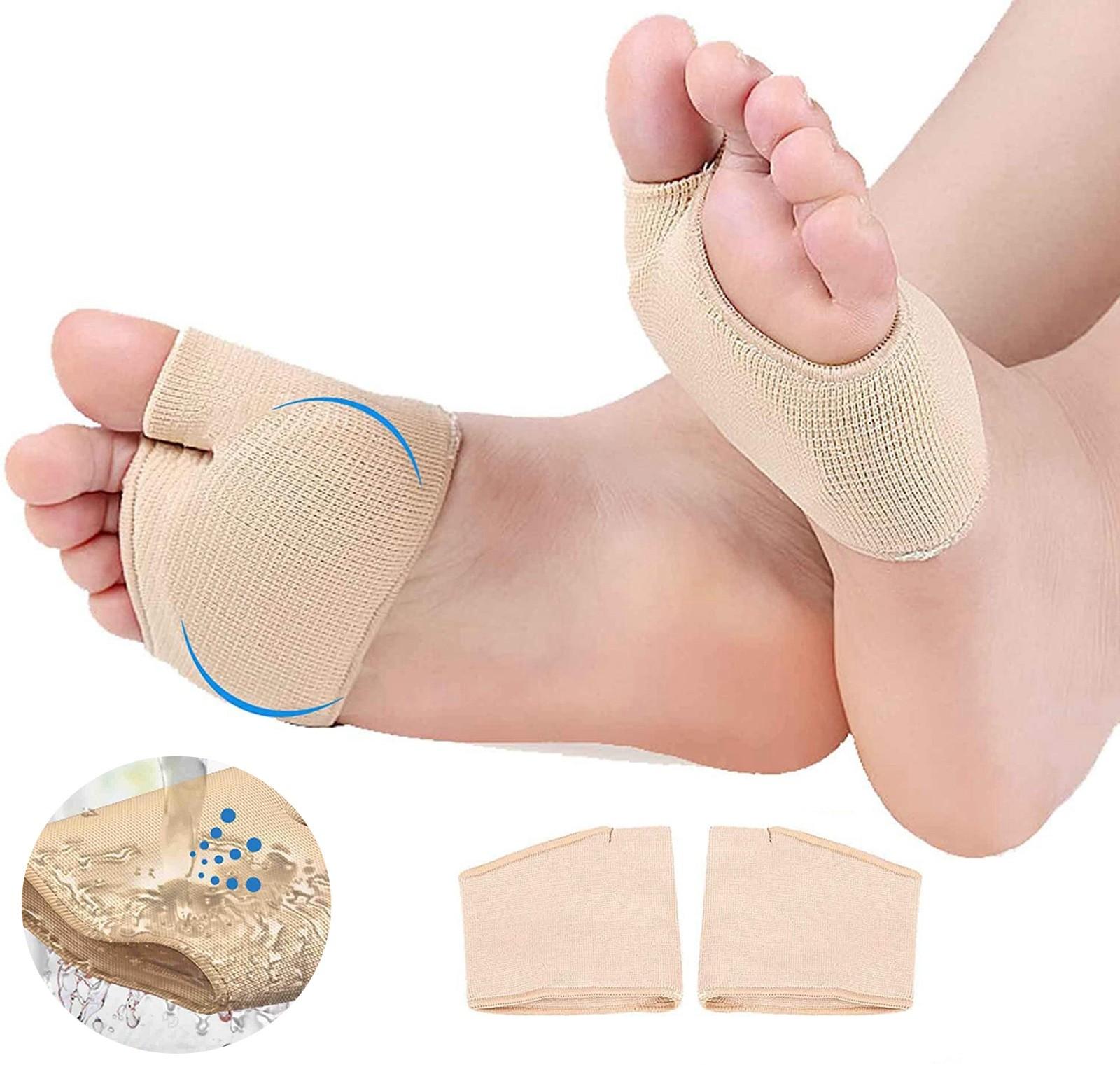 

Плюсневая подушечка для ног, поддерживающий рукав, передняя волдырь для ног, облегчение боли в ногах, гелевая подушечка для ухода за ногами для мужчин и женщин