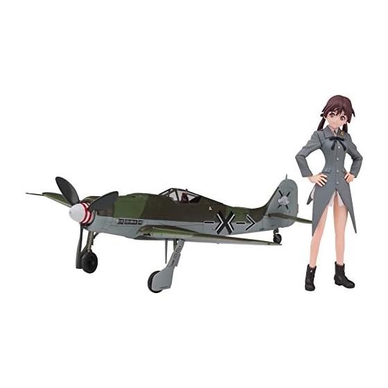 Hasegawa Strike Witches Гертруда Баркхорн с Focke-Wulf Fw190D-9 Масштаб 1/20 Смоляной Набор SP379 (люди)