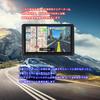 Equipped with the latest this portable touchscreen car navigation system features a GPS and speed and includes roadway speed and a safe driving maps,