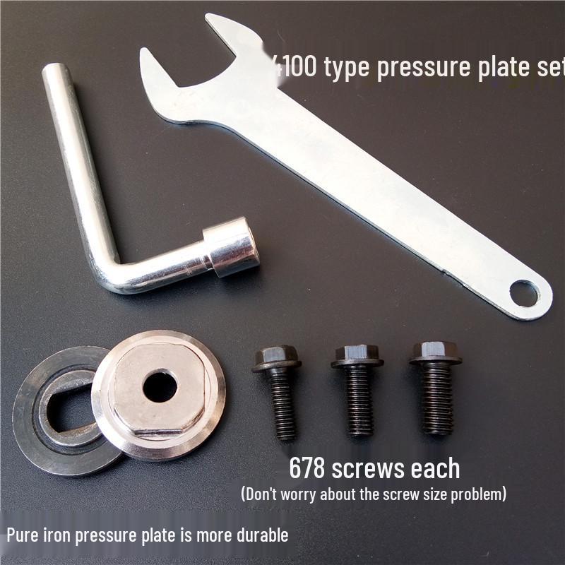 Type 110 Cutting Machine: Pressure Plate Screw, Blade Changing Wrench Set, 4100 Marble Machine Wrench Accessories