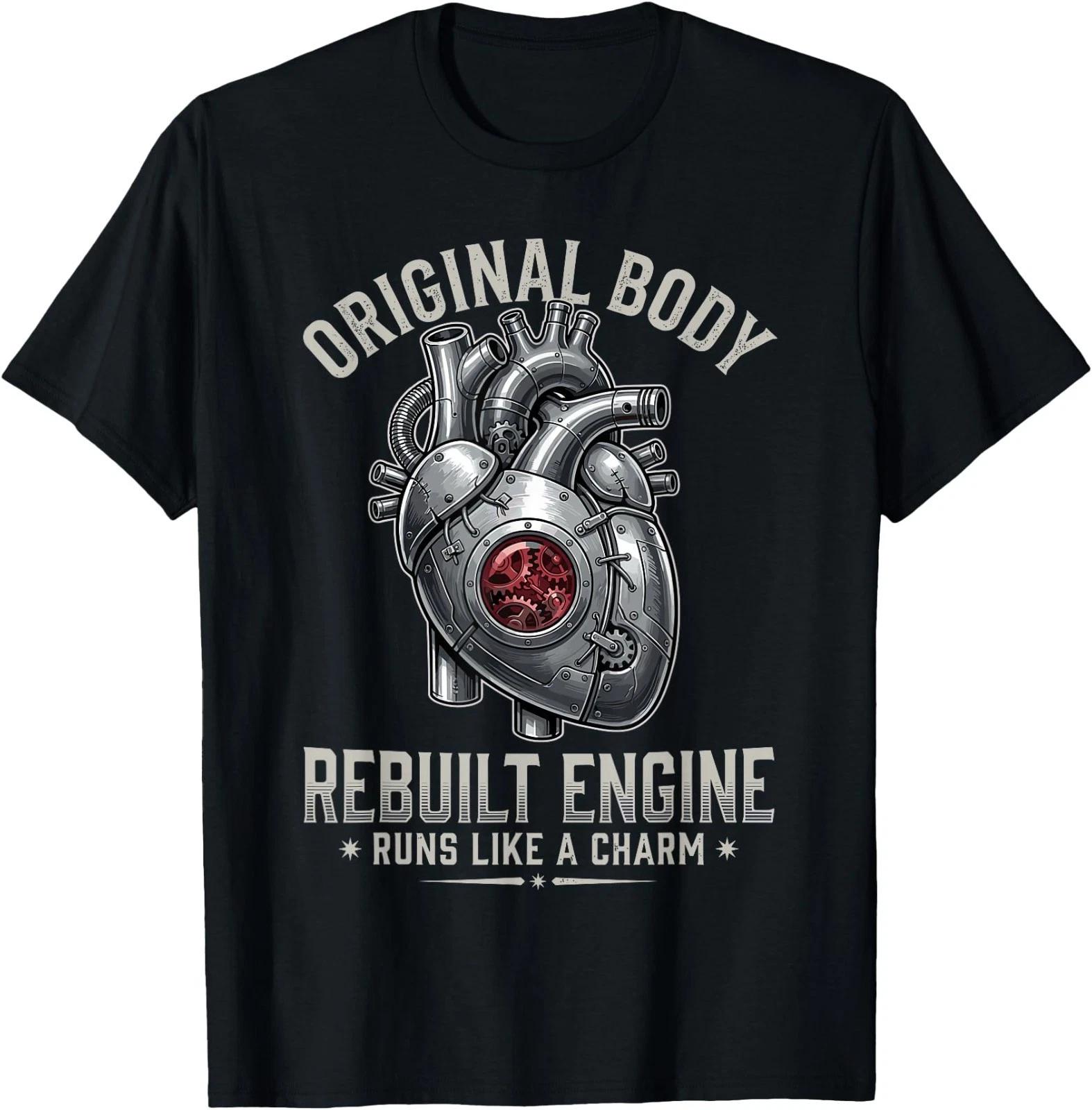 CaFunny Open Heart Surgery Art for Men Women Heart Surgery T-Shirt S