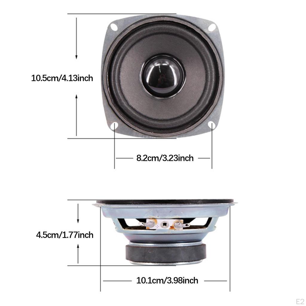 Car Speaker Loudspeaker Premium Subwoofer Easy Installation High Performance 20W Home Theater