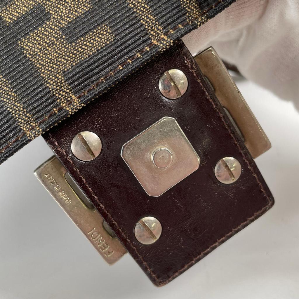 FENDI Zucca mamma bucket 2354 Shoulder Bag Brown Women used