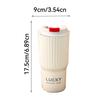 650Ml Cute Plastic Milk Coffee Cup With Lid Travel Sport Portable Large Capacity Water Cup Tumbler For Kids Adult