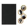 10PCS Black Adhesive Flannel Wear-Resistant Soft Fabric Self Adhesive Felt 8.3x11.8 Inches Jewelry Box Liner Jewelry Storage