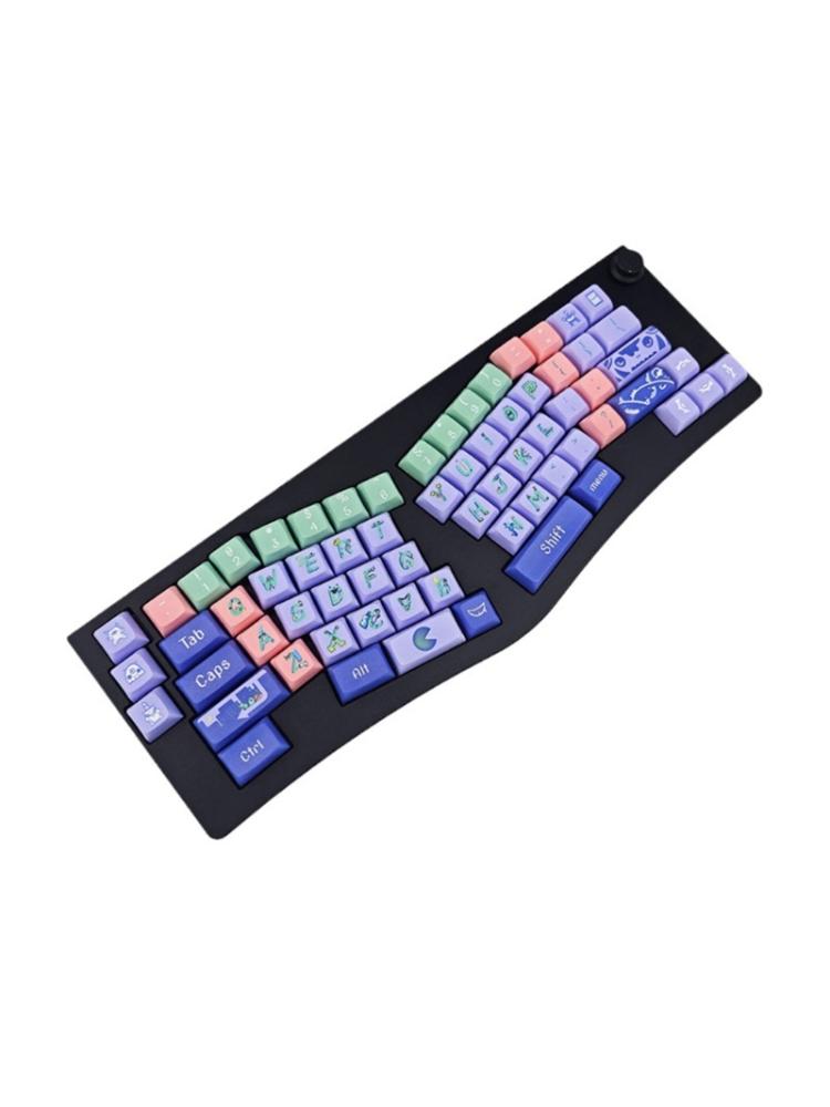 Keycaps 126PCS StayupMonster Keycaps DA file Full Set Keycap DyeSubbed Thick PBT for Gaming Mechanical Keyboard