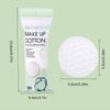 100pcs Soft Round Cotton Pad With Double-sided Texture Daily Facial Cleaning Makeup Removal Skin Care For Home And Travel Use